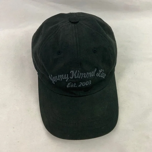 Jimmy Kimmel Live Black Dad Strapback Hat Cap - Picture 1 of 11